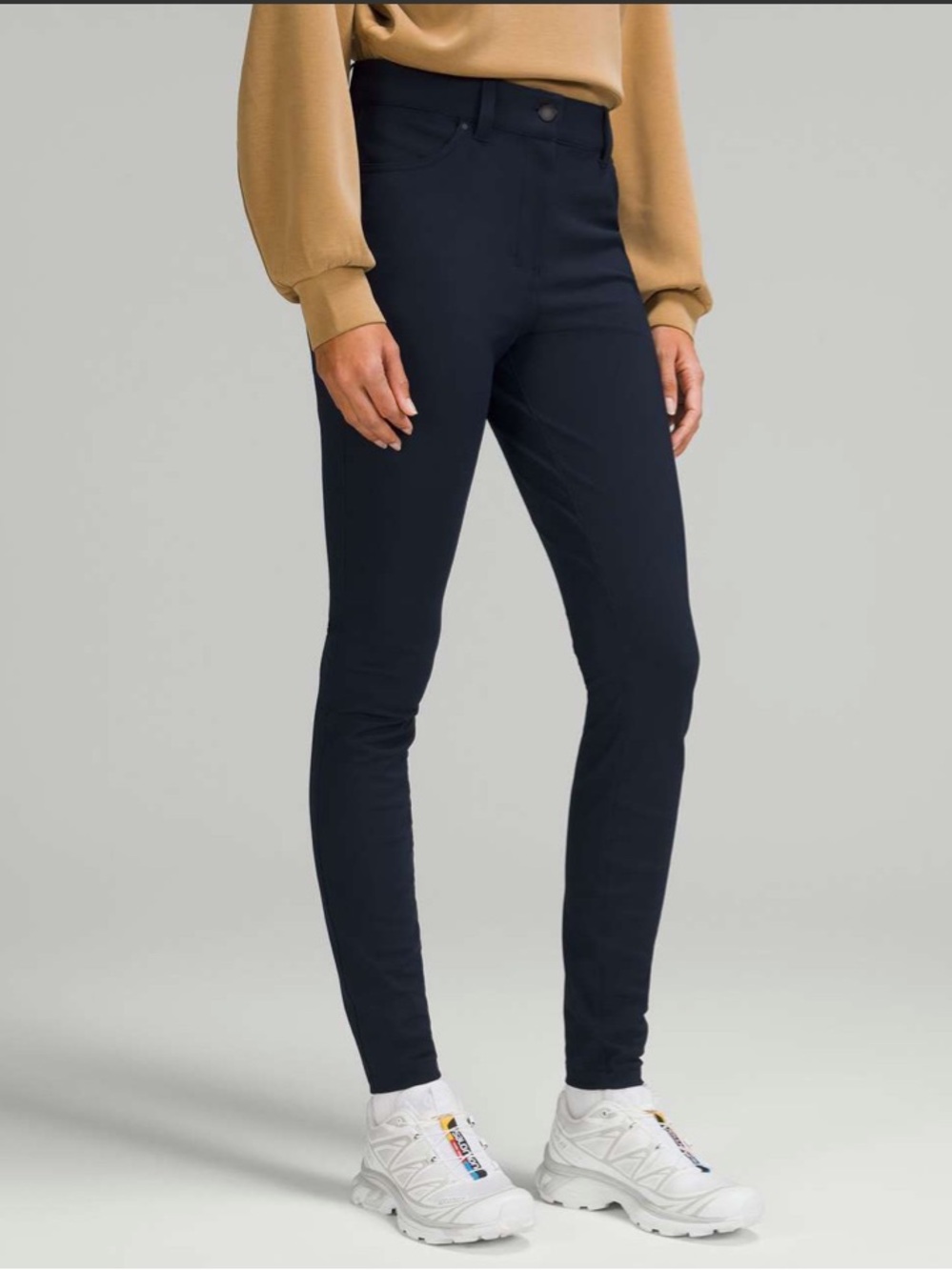 lululemon athletica Skinny 7/8 Pants in True Navy